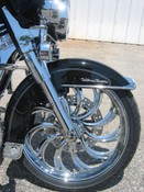 Complete Chromed front end with single sided brake conversion.