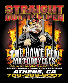 The Hawg Pen Motorcyles Logo